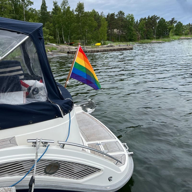 Bootsflagge klein Pride - 2