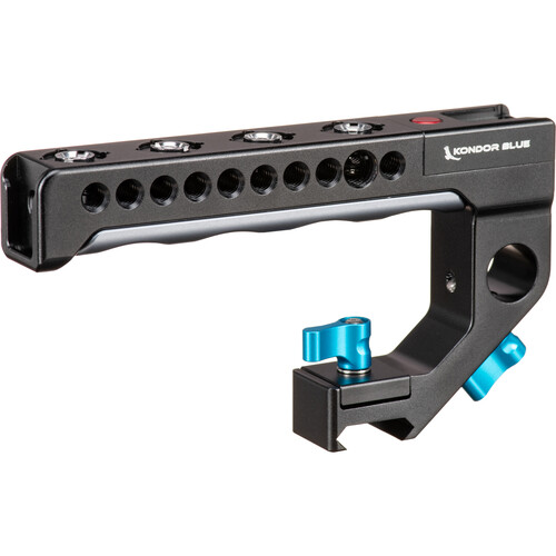 Kondor Blue Cage Top Handle with Start/Stop Camera Control for EOS R5, RED KOMODO, FUJI, Z CAM, URSA, C300, C70, SONY A7, LUMIX  - 4