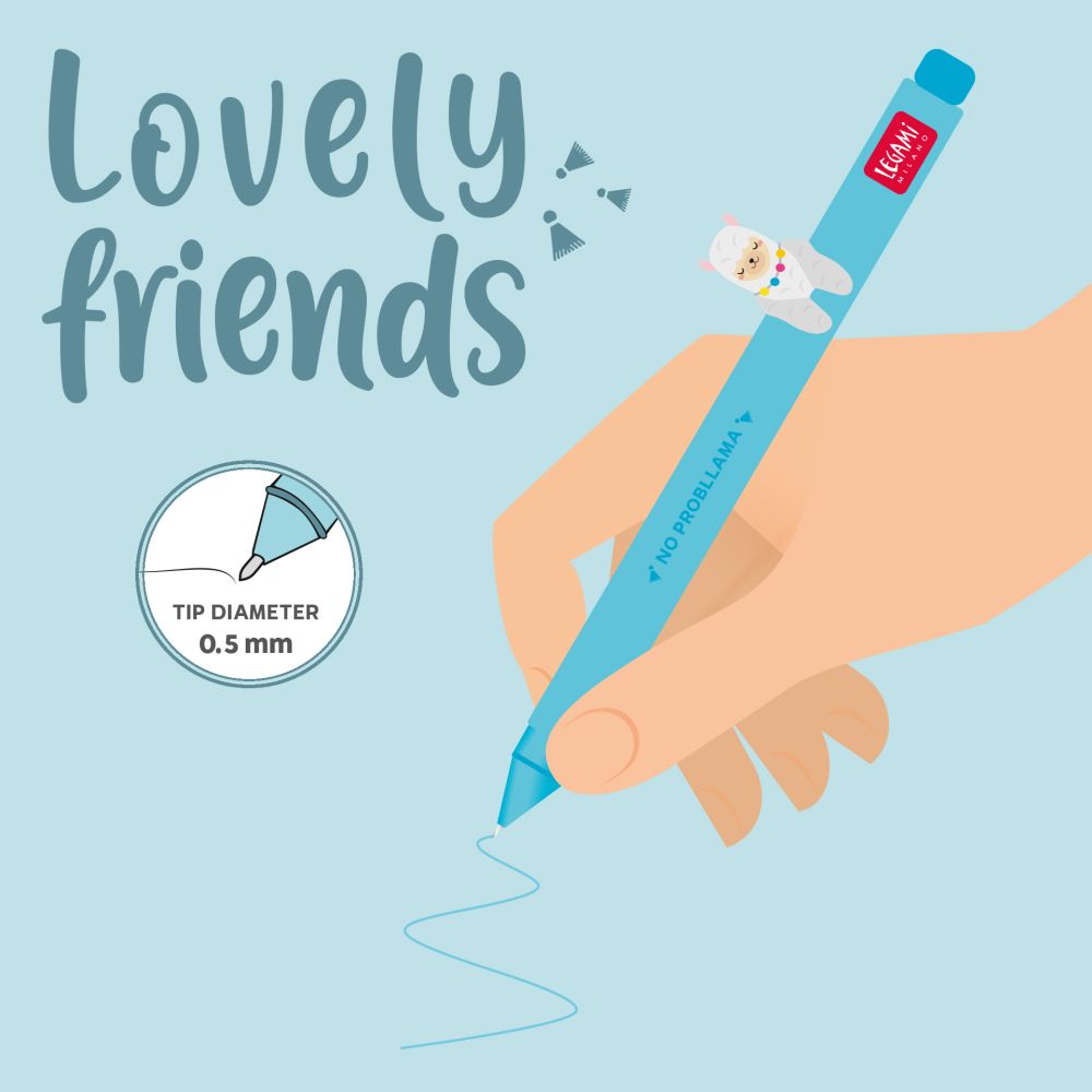 Lovely friends / Cuddling pets pen, Llama, Sky blue - 4