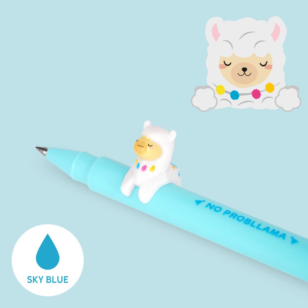 Lovely friends / Cuddling pets pen, Llama, Sky blue - 3