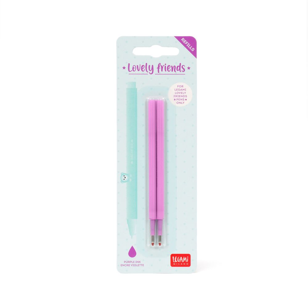 Refills för Lovely friends/Cuddling pets pens, 2 st., lila