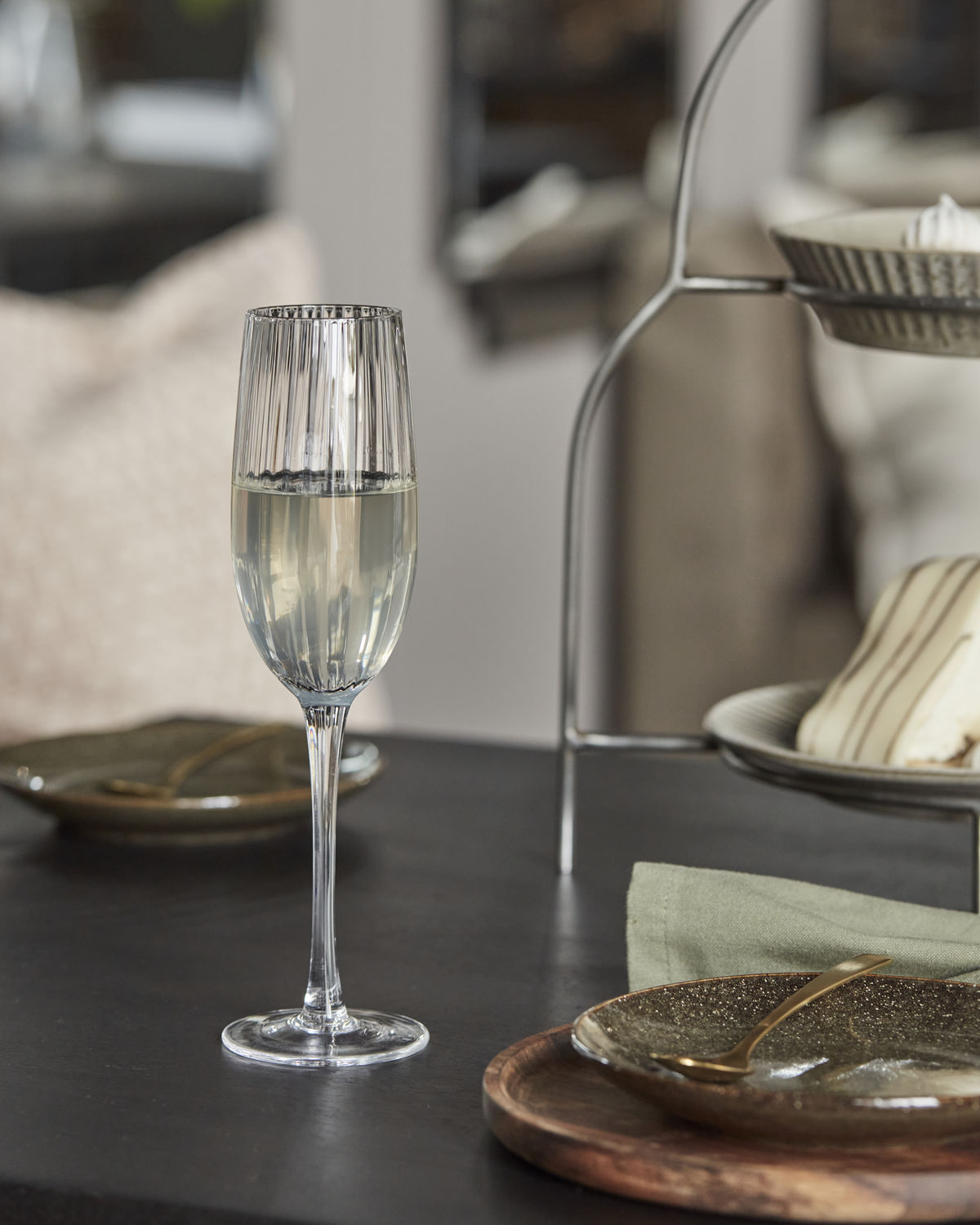 HOUSE DOCTOR Champagneglas Rill Klar - 2