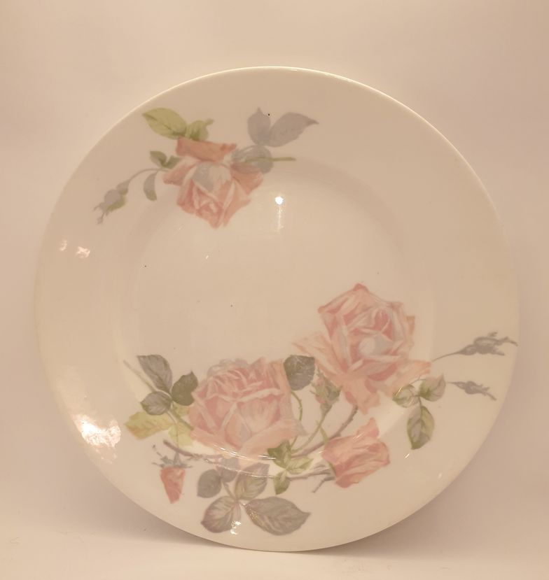 Matta rosor dinner plate