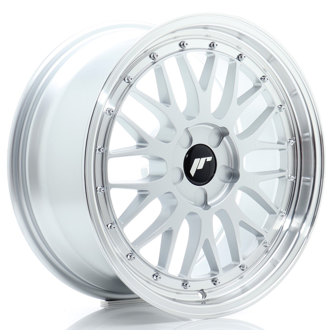 18" JR Wheels JR23 - Hyper Silver Machined Lip