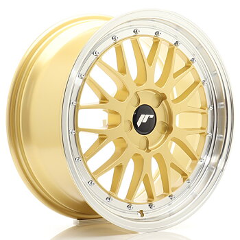 18" JR Wheels JR23 - Gold Machined Lip