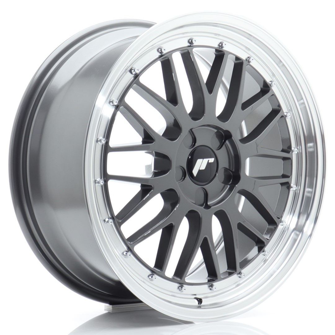 19" JR Wheels JR23 - Hyper Grey Machined Lip