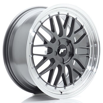 19" JR Wheels JR23 - Hyper Grey Machined Lip
