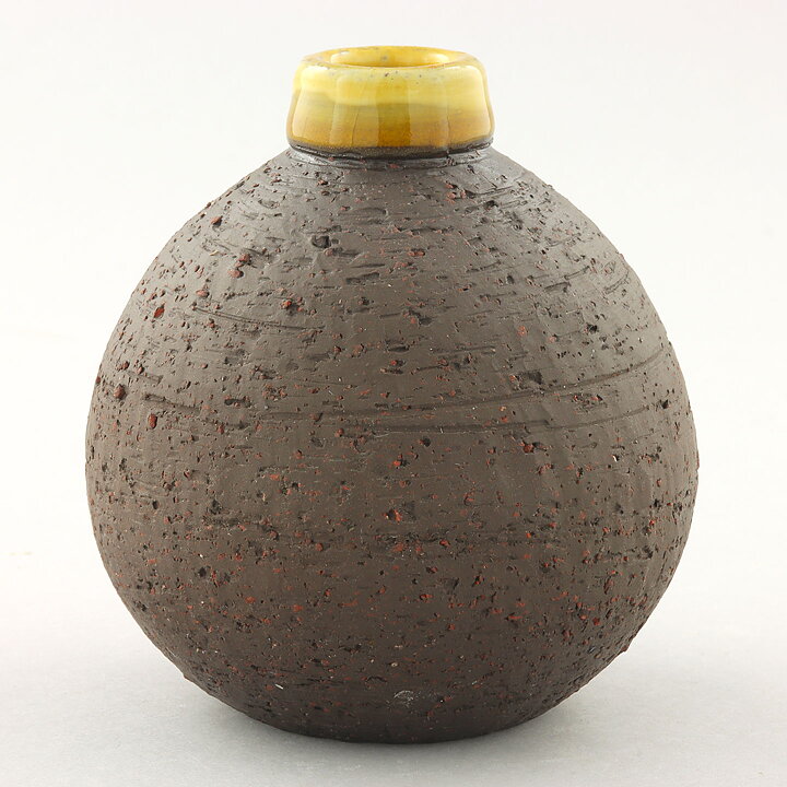 グナー・ニールンド  ふっくらした茶色いベース  黄色いトップ  9cm  1959年