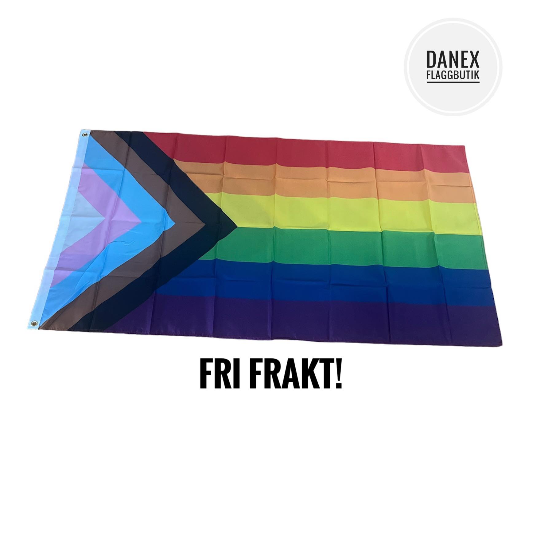 Progress prideflagga 150x 90cm 