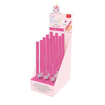 Lovely friends / Cuddling pets pen, Unicorn, Neon pink