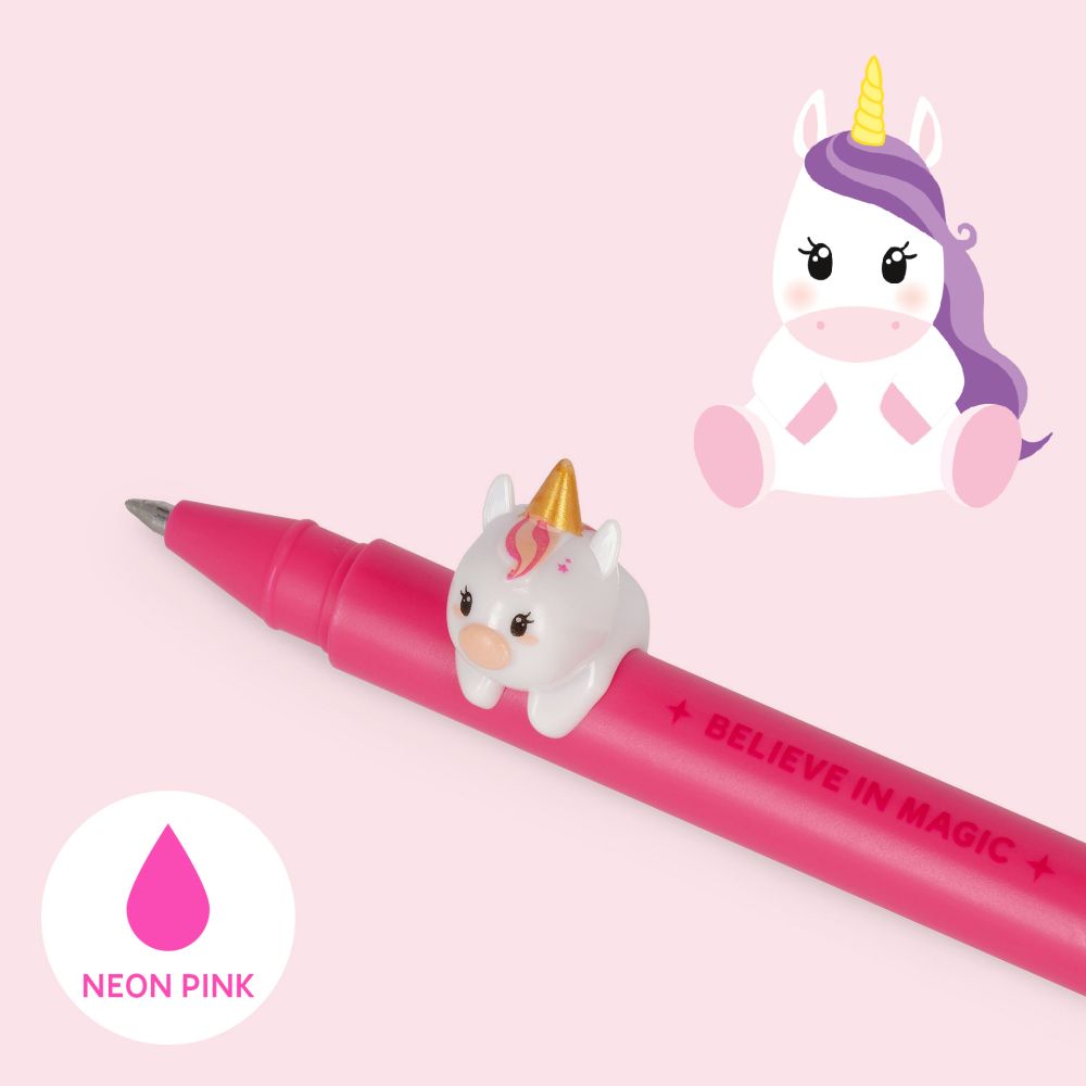 Lovely friends / Cuddling pets pen, Unicorn, Neon pink - 3