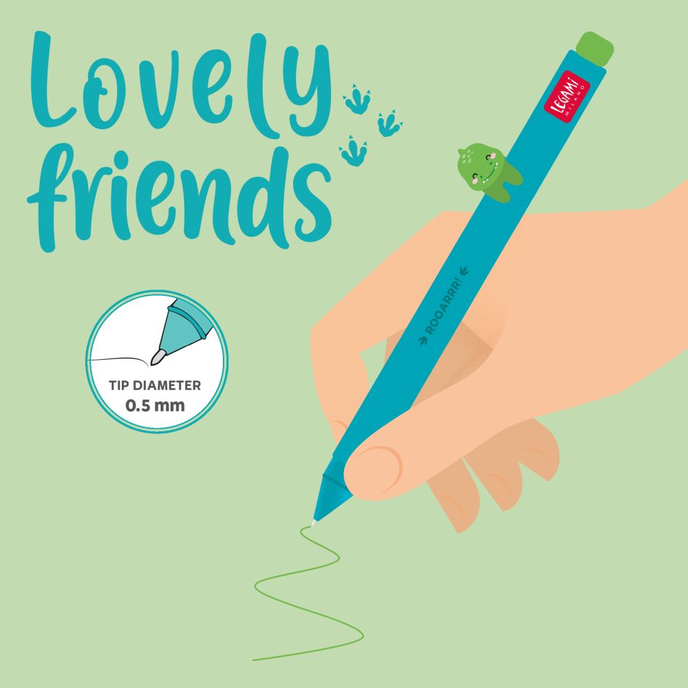 Lovely friends / Cuddling pets pen, Dino, neongrön - 4