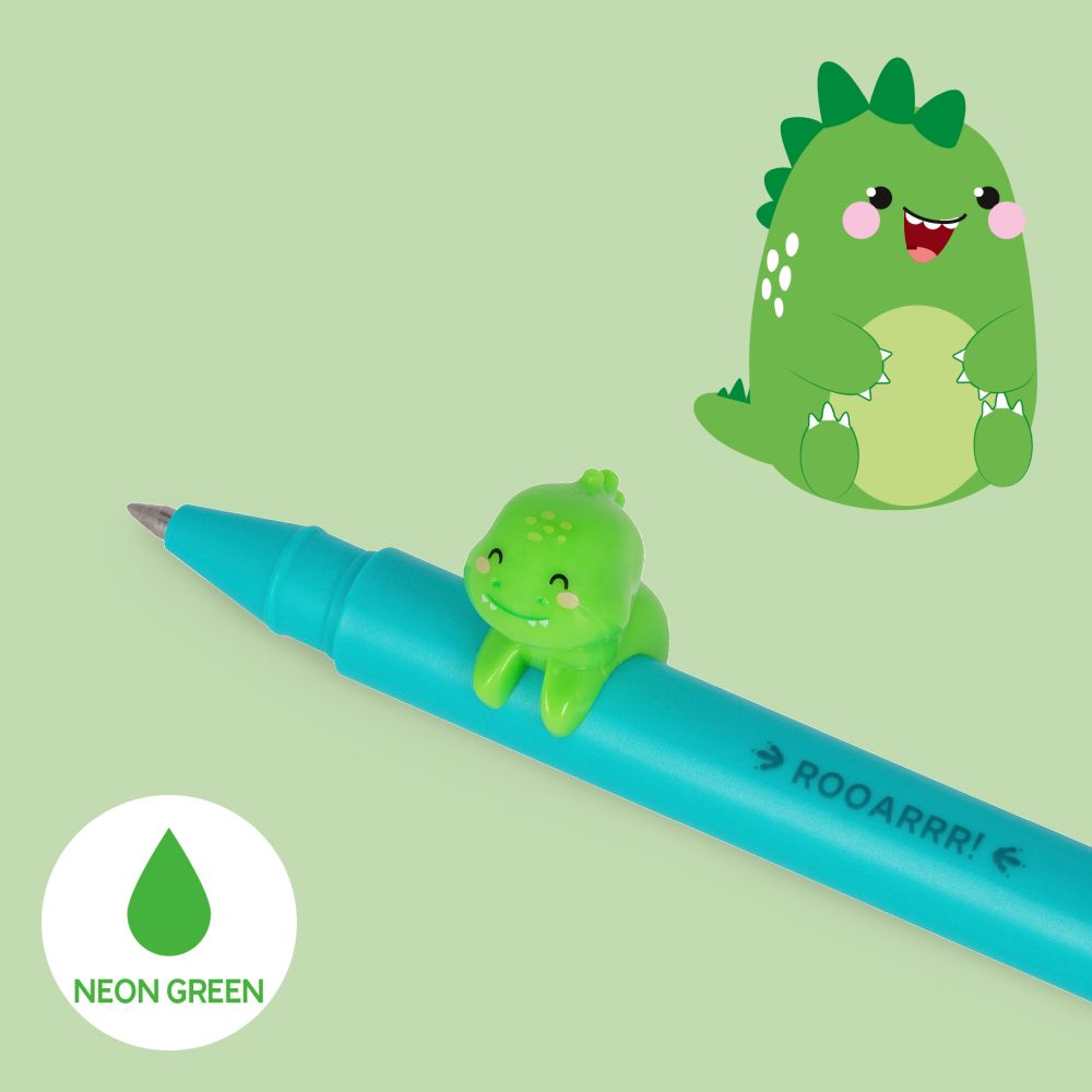 Lovely friends / Cuddling pets pen, Dino, neongrön - 3