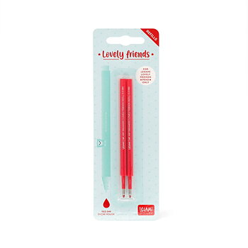 Refills til Lovely friends/Cuddling pets pens, 2 stk., Røde