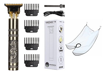 Hair & Beard Trimmer Deluxe Kit + Free Shaving Apron - Drake