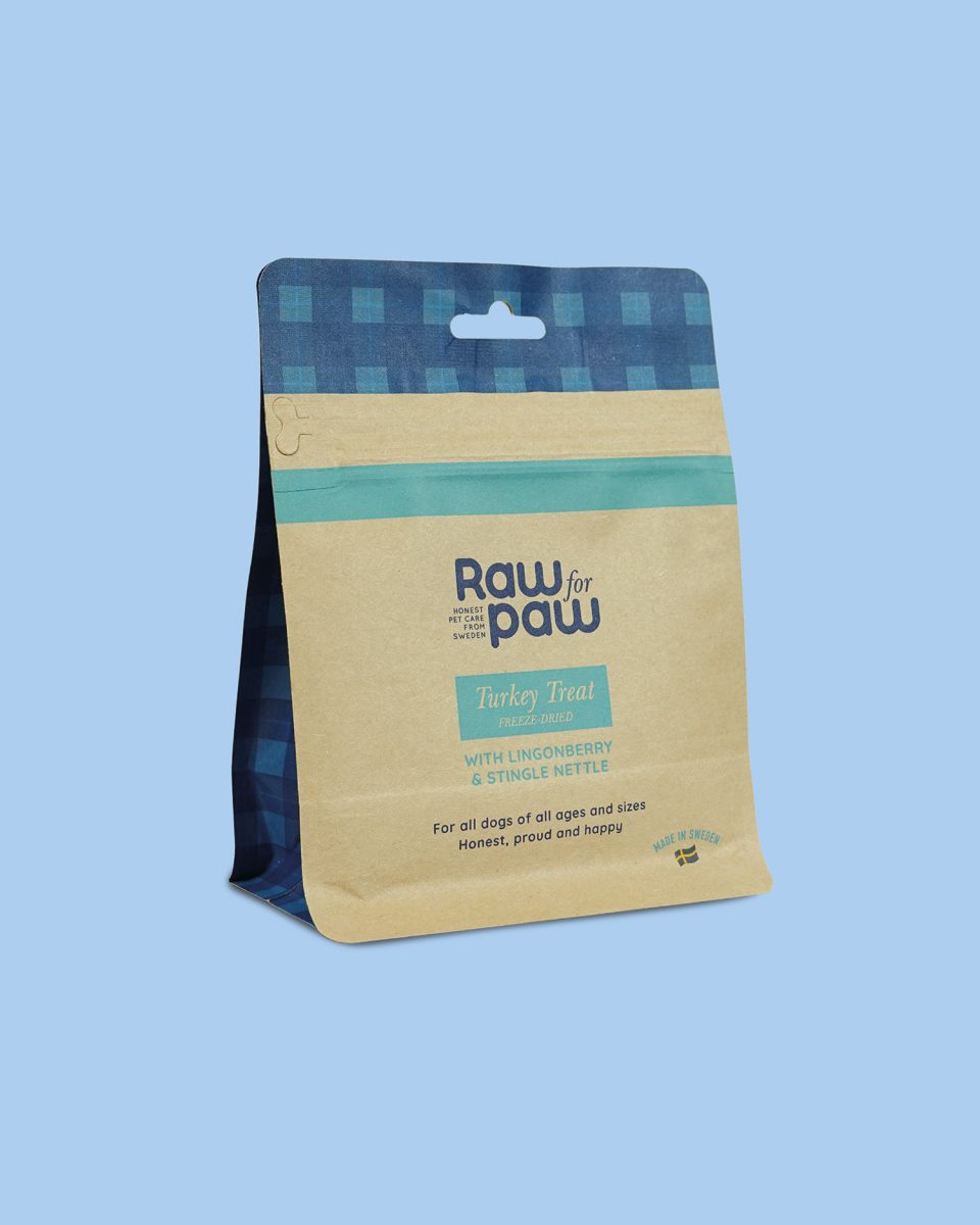 Raw For Paw Turkey Treat Hundgodis - 50 g
