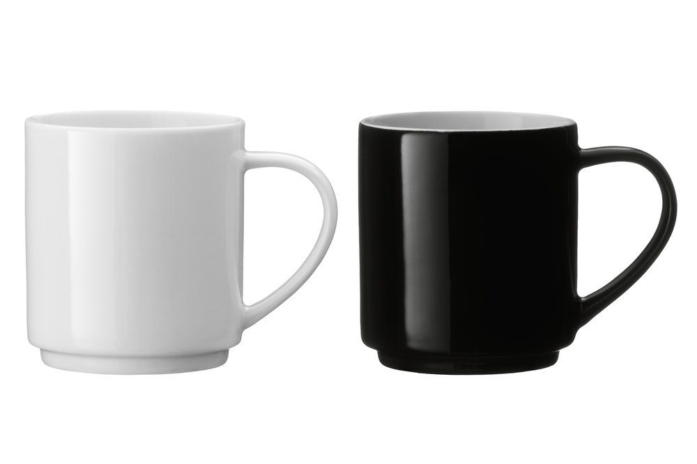 Mugg 300 ml, staplingsbar, olika färger