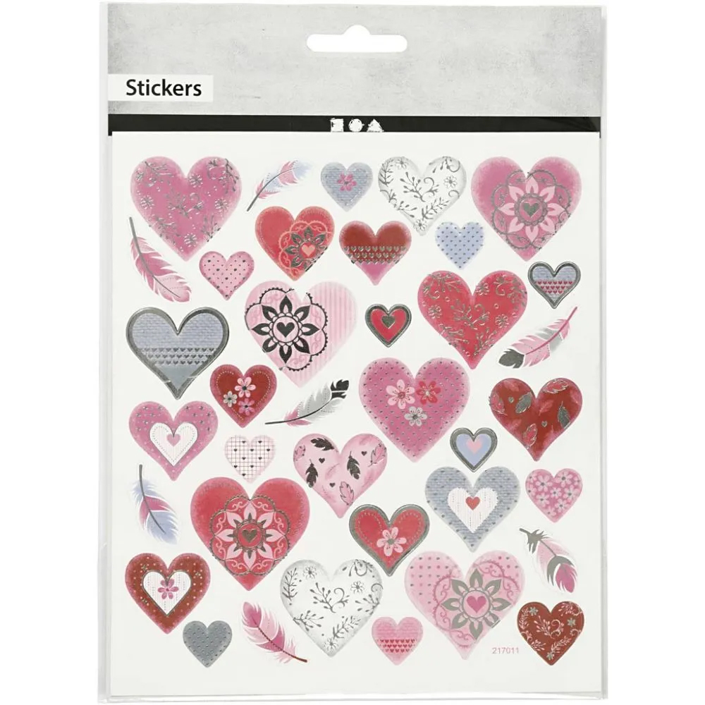 Stickers - Hjärtan