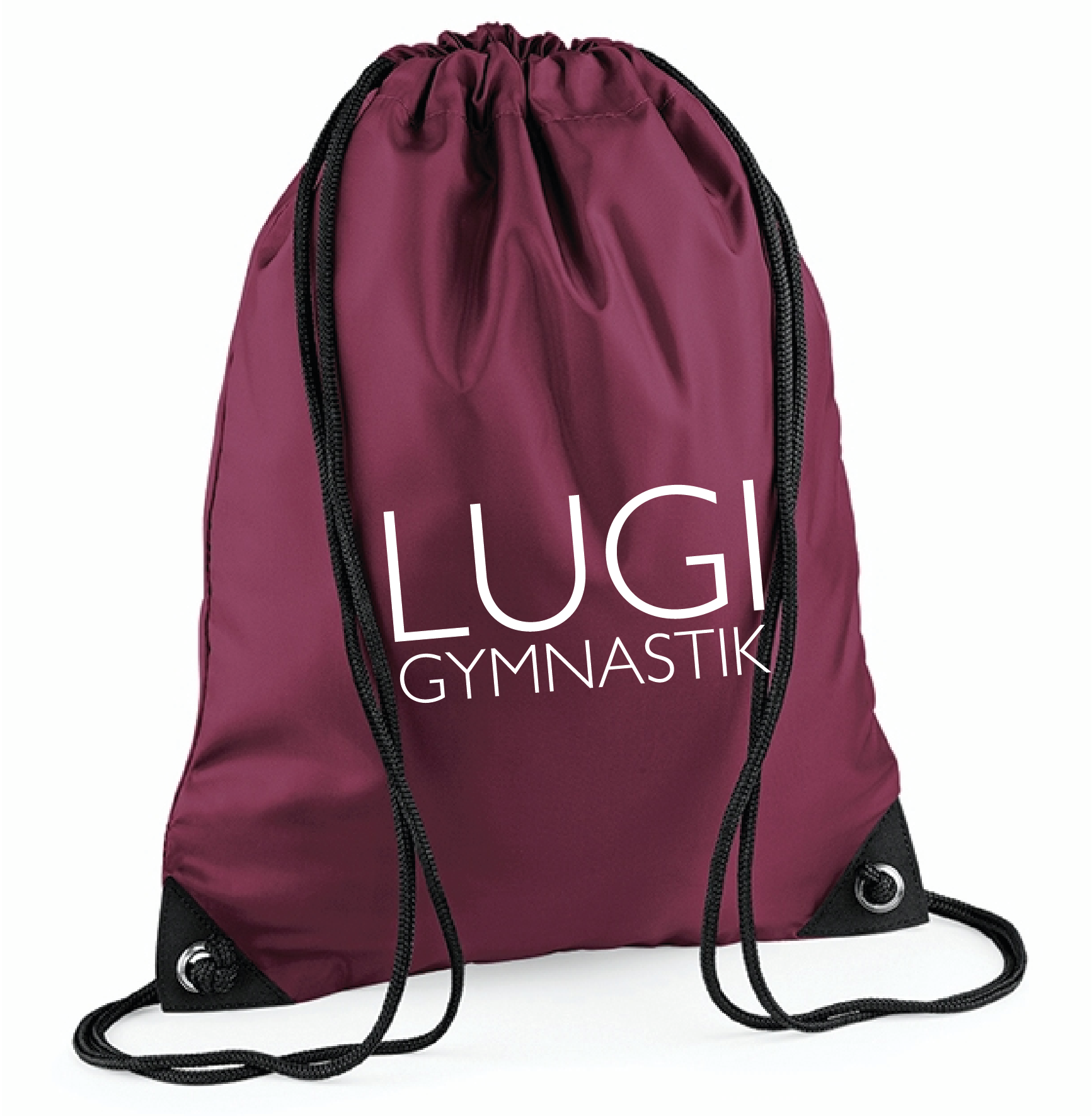 Gymnastikpåse Vinröd (Lugi Gymnastik)