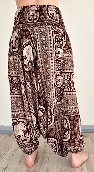  Haremsbyxor - Baggy - Thin Rayon - Elefant