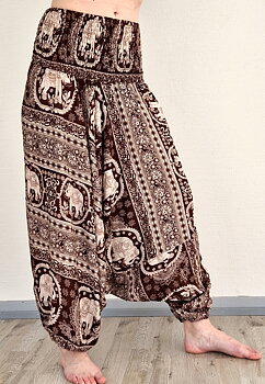  Haremsbyxor - Baggy - Thin Rayon - Elefant