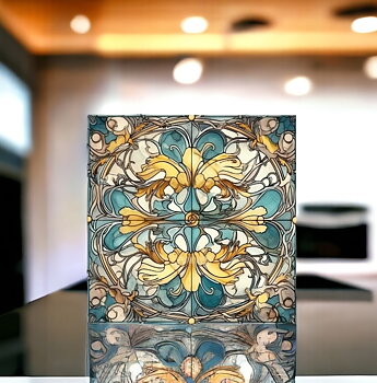 Art nouveau modell 9 Kakeldekor