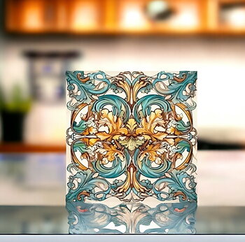 Art nouveau modell 10 Kakeldekor