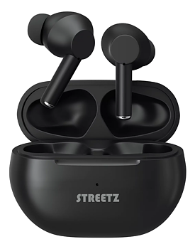 Streetz True Wireless Stereo, in-ear, mattsvart