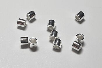 Klämtub 2 x 2mm 925-silver 2st /fp Pris/fp
