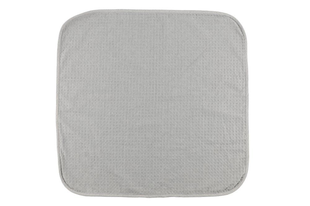 Handduk med huva 80x80cm ljusgrå - 2