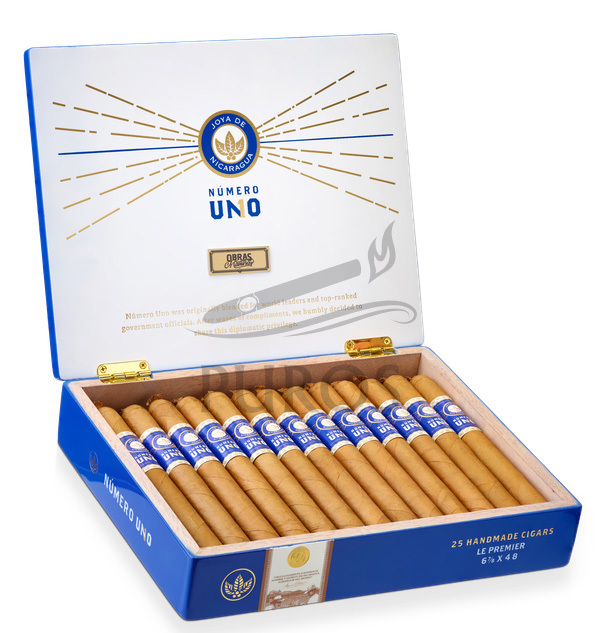 Joya De Nicaragua Numero Uno Le Premier Churchill Öppen Cigarrlåda 25p