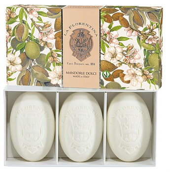 La Florentina Sweet Almond Tvålask 3-Pack