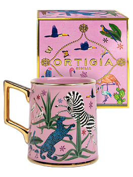 ORTIGIA Tazza Jungle Mug Ceramic Pink