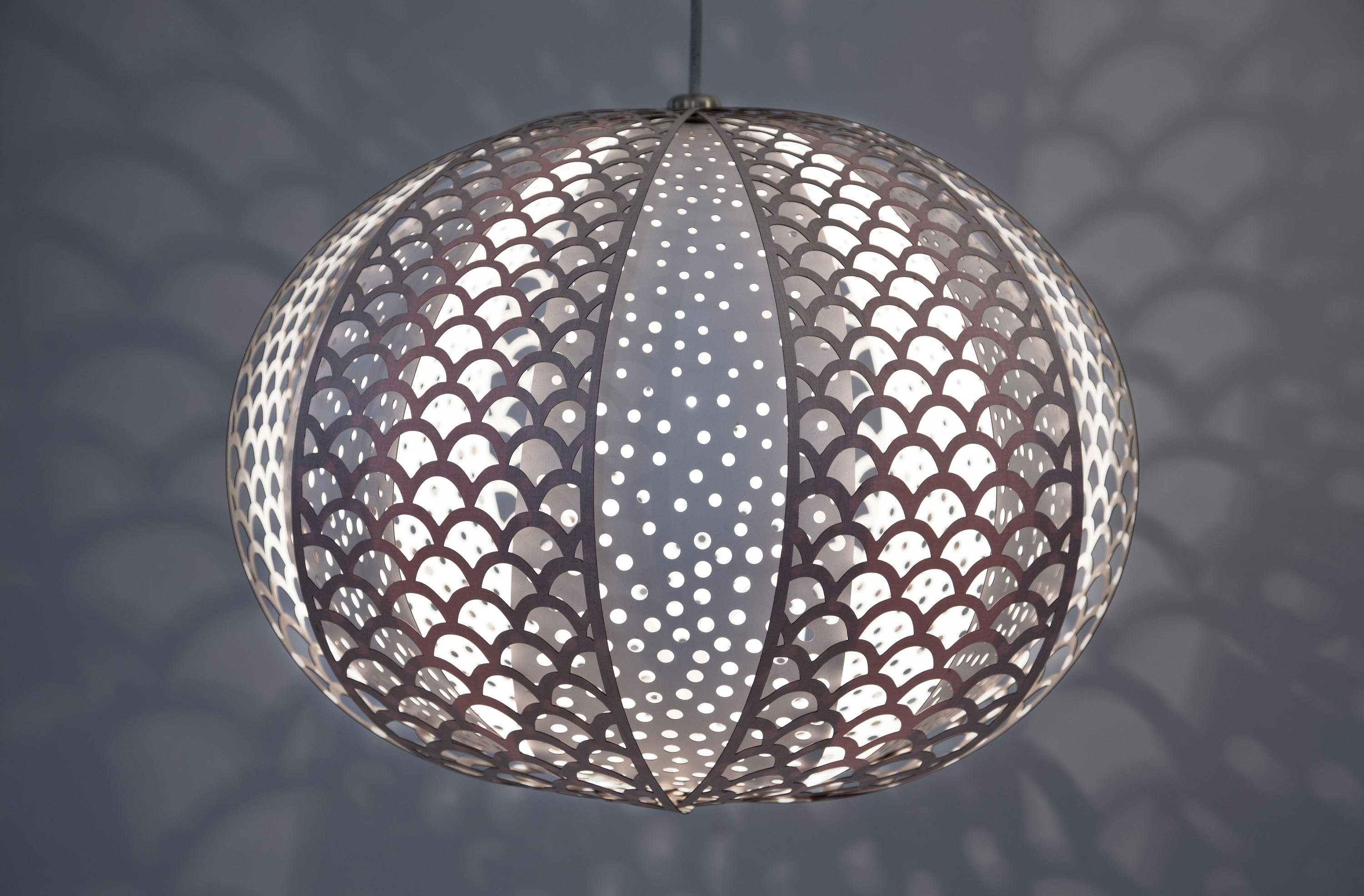 Klong taklampa Knopp mini vit - 3