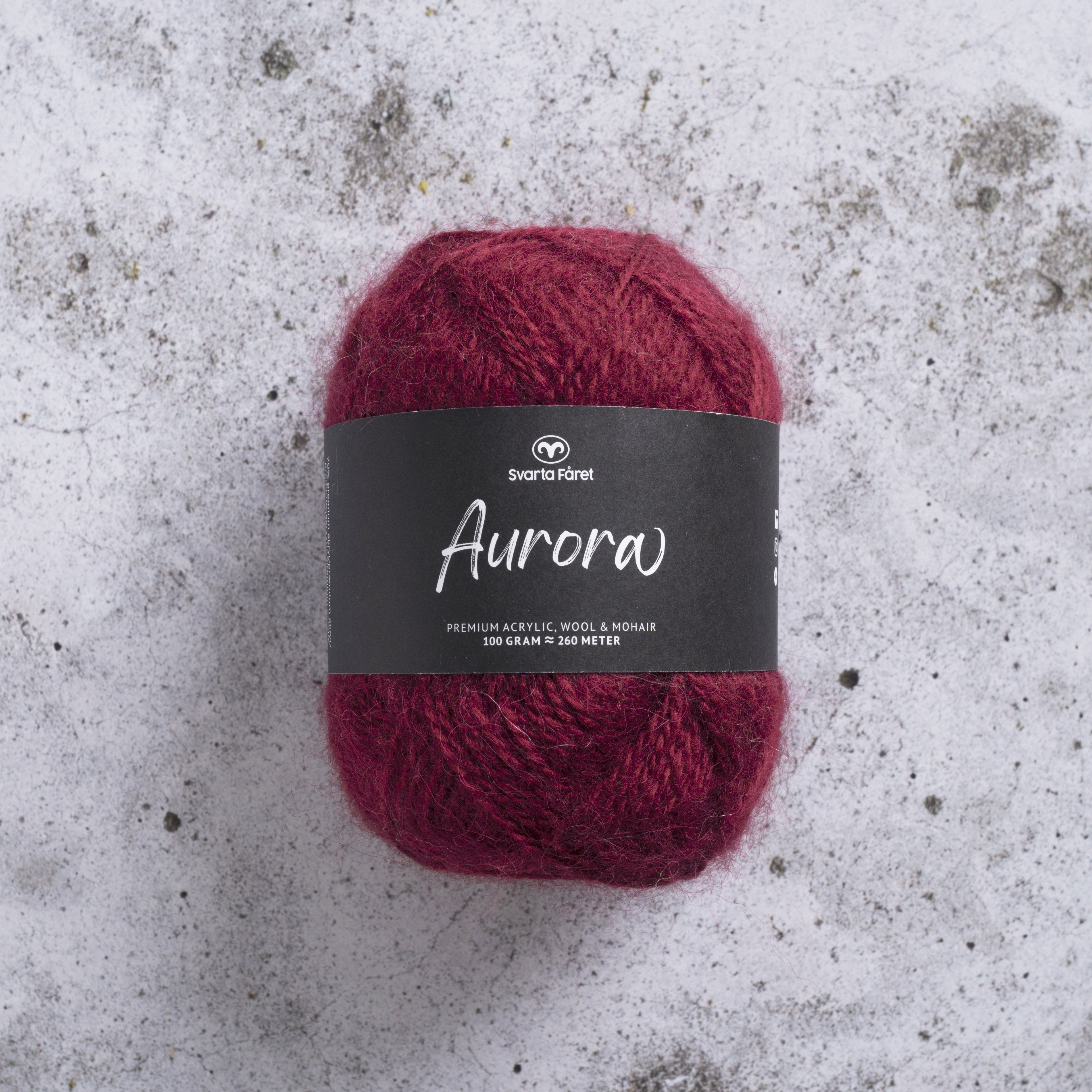 Svarta Fåret Aurora 100 g Ruby wine red 31607