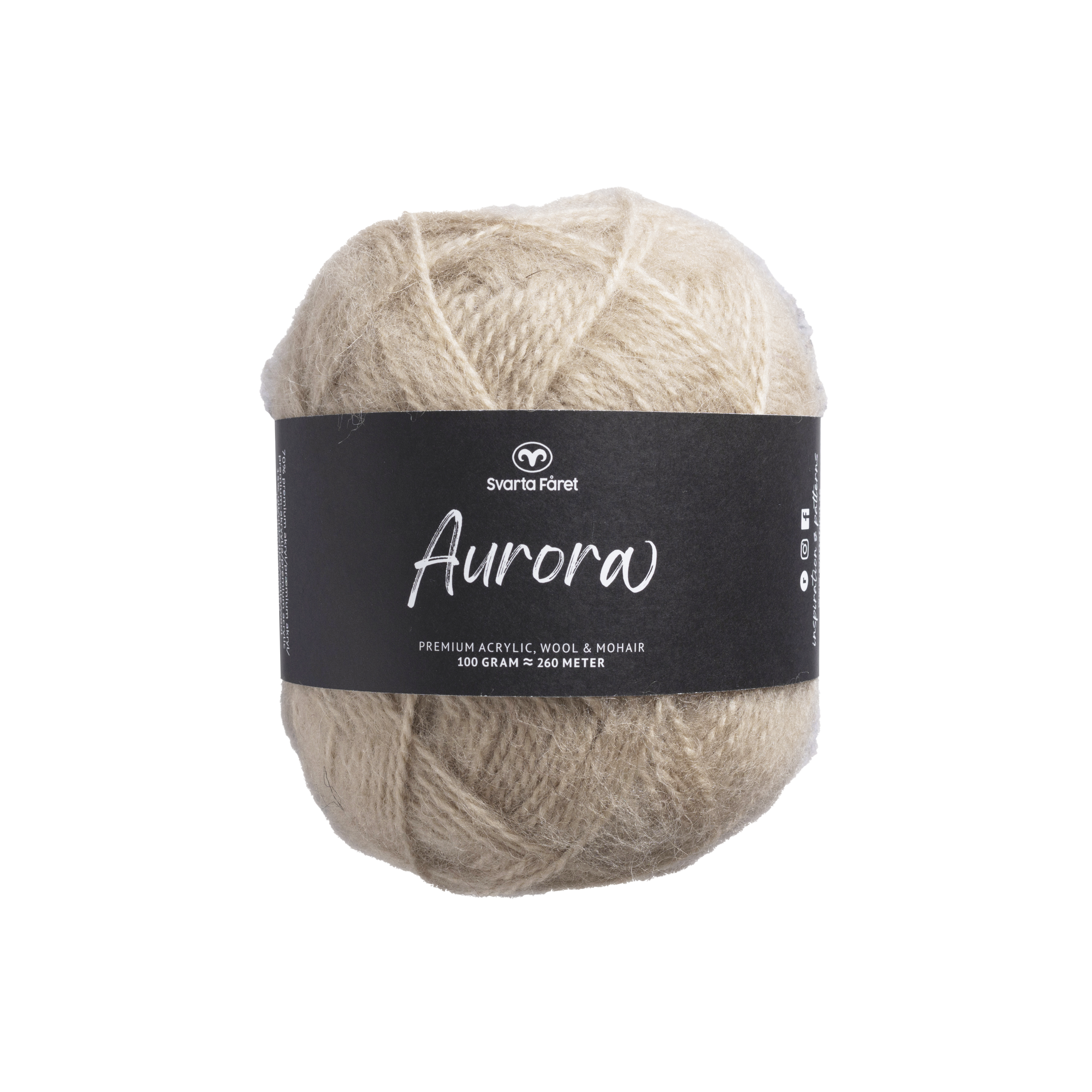 Svarta Fåret Aurora 100 g Shimmering beige 31608 - 2