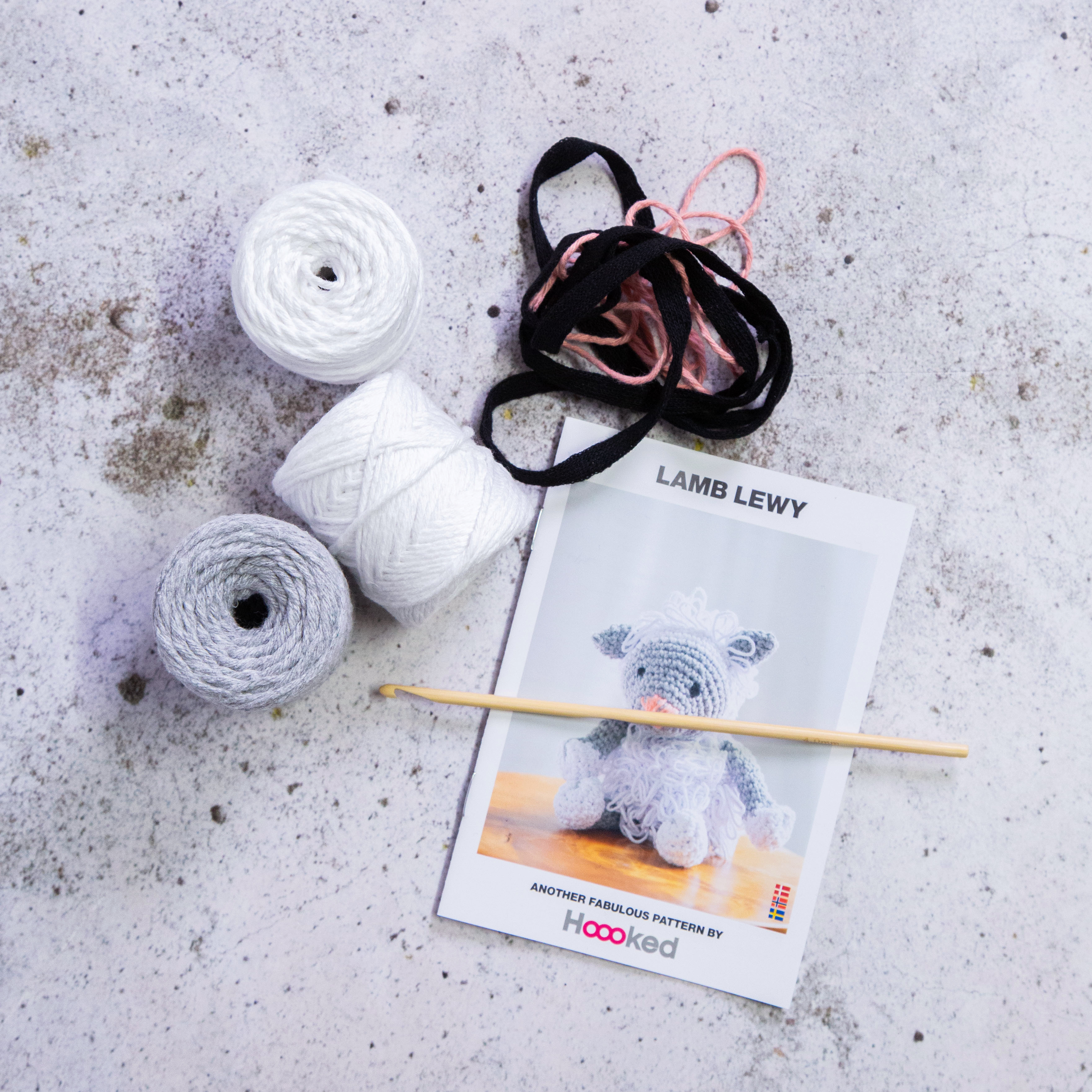 Diy crochet kit Lamm 57307