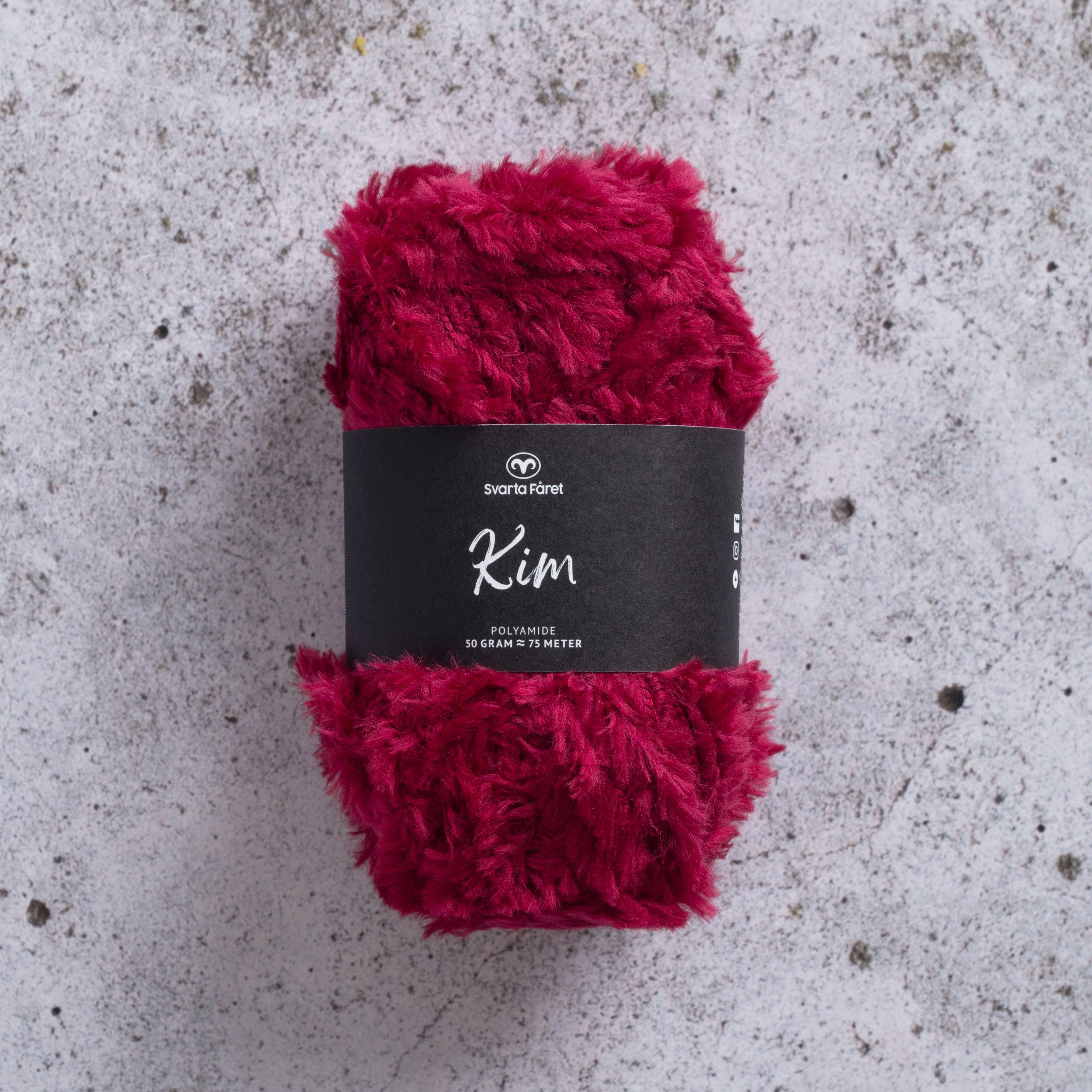 Svarta Fåret Kim 442045 Crimson red