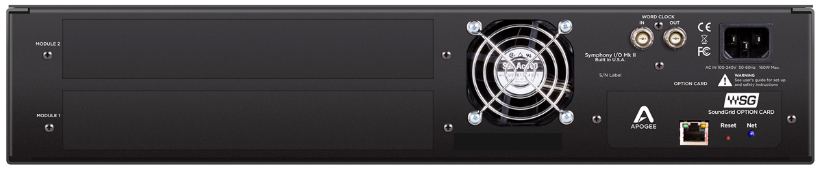 Apogee Symphony I/O MkII Soundgrid | chassi, utan moduler - 2