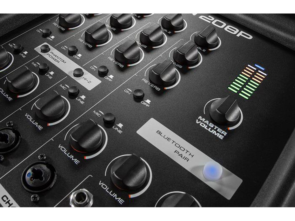 JBL EON208P | (PAR) Portabelt Komplett PA, Bluetooth Audio streaming, 8ch mixer/FX, 2st 8" 2-vägs - 4