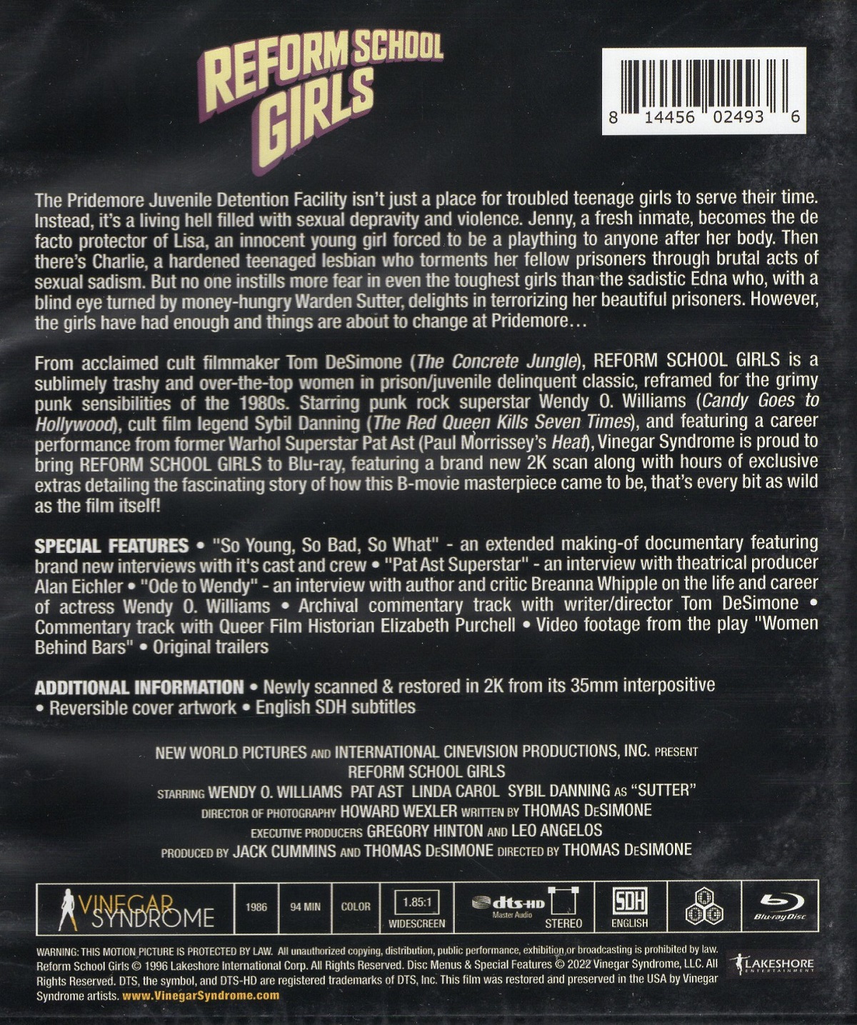 Reform School Girls (ej svensk text) (Blu-ray) - 2