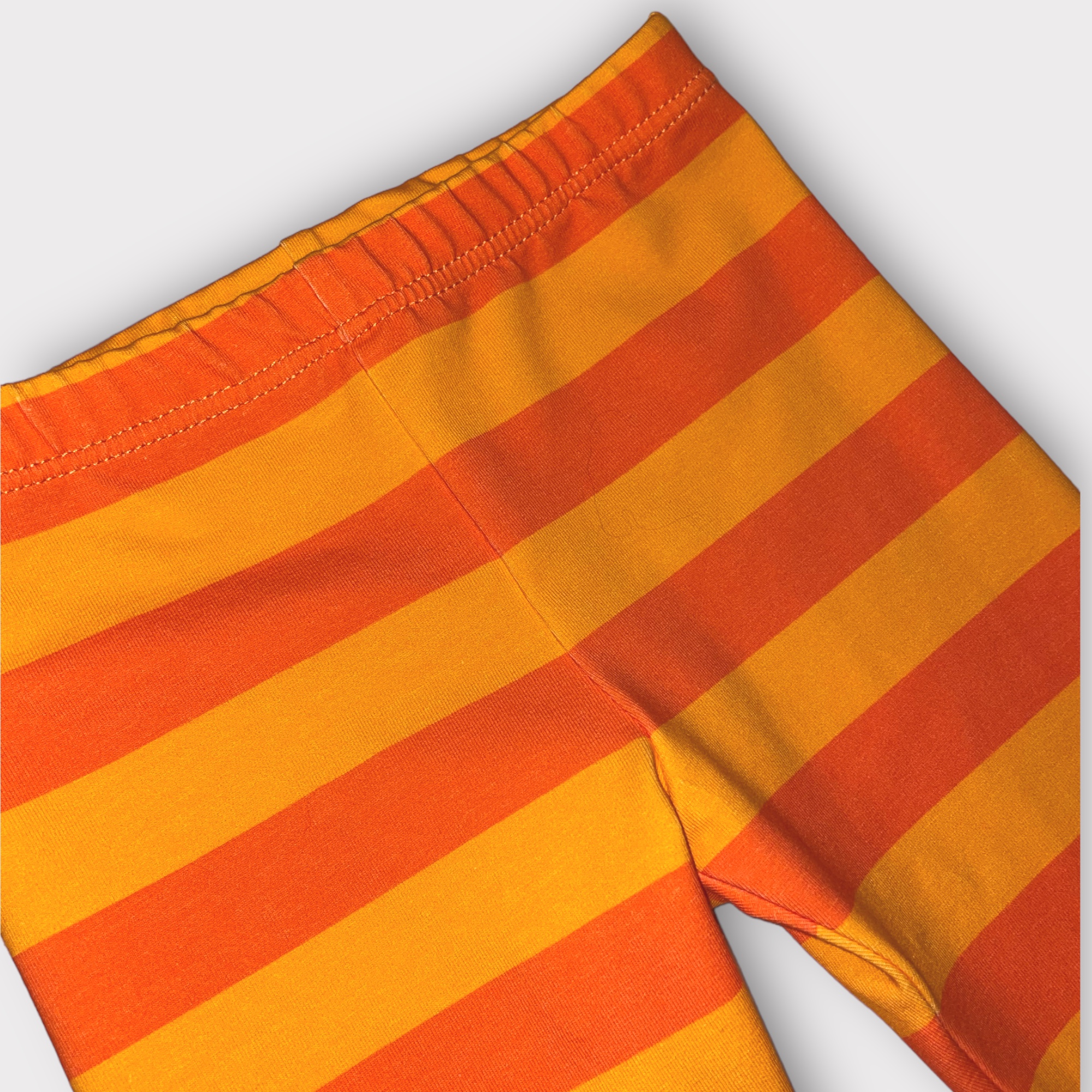 Leggings randig gul/orange - 3