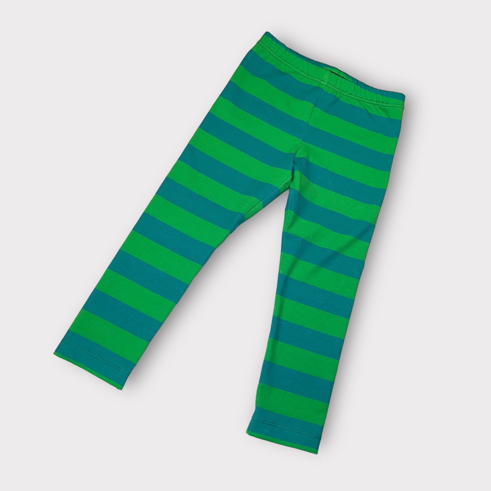 Leggings randig grön - 3