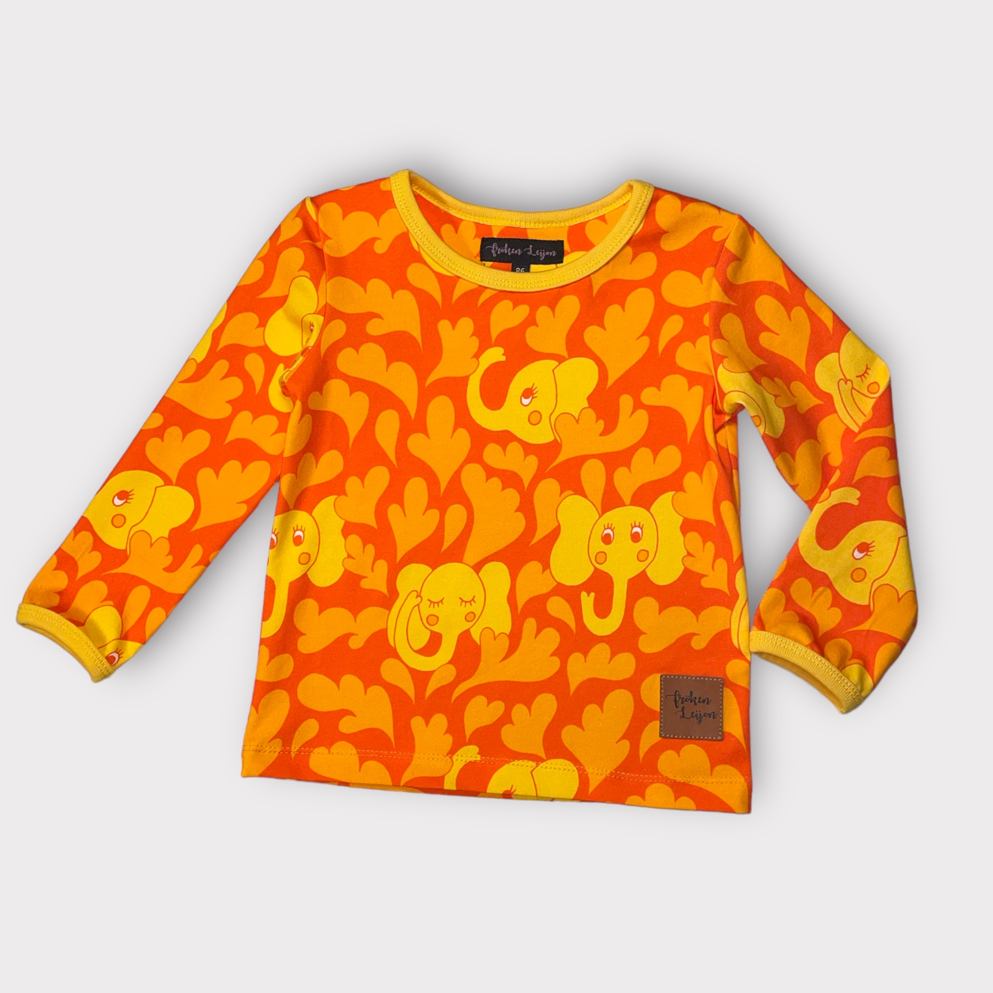 Tröja ”Eli Elefant” gul