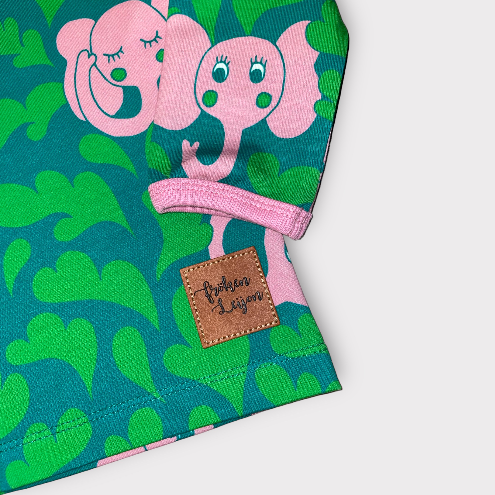 Tröja ”Eli Elefant” grön stl. 86 och 98