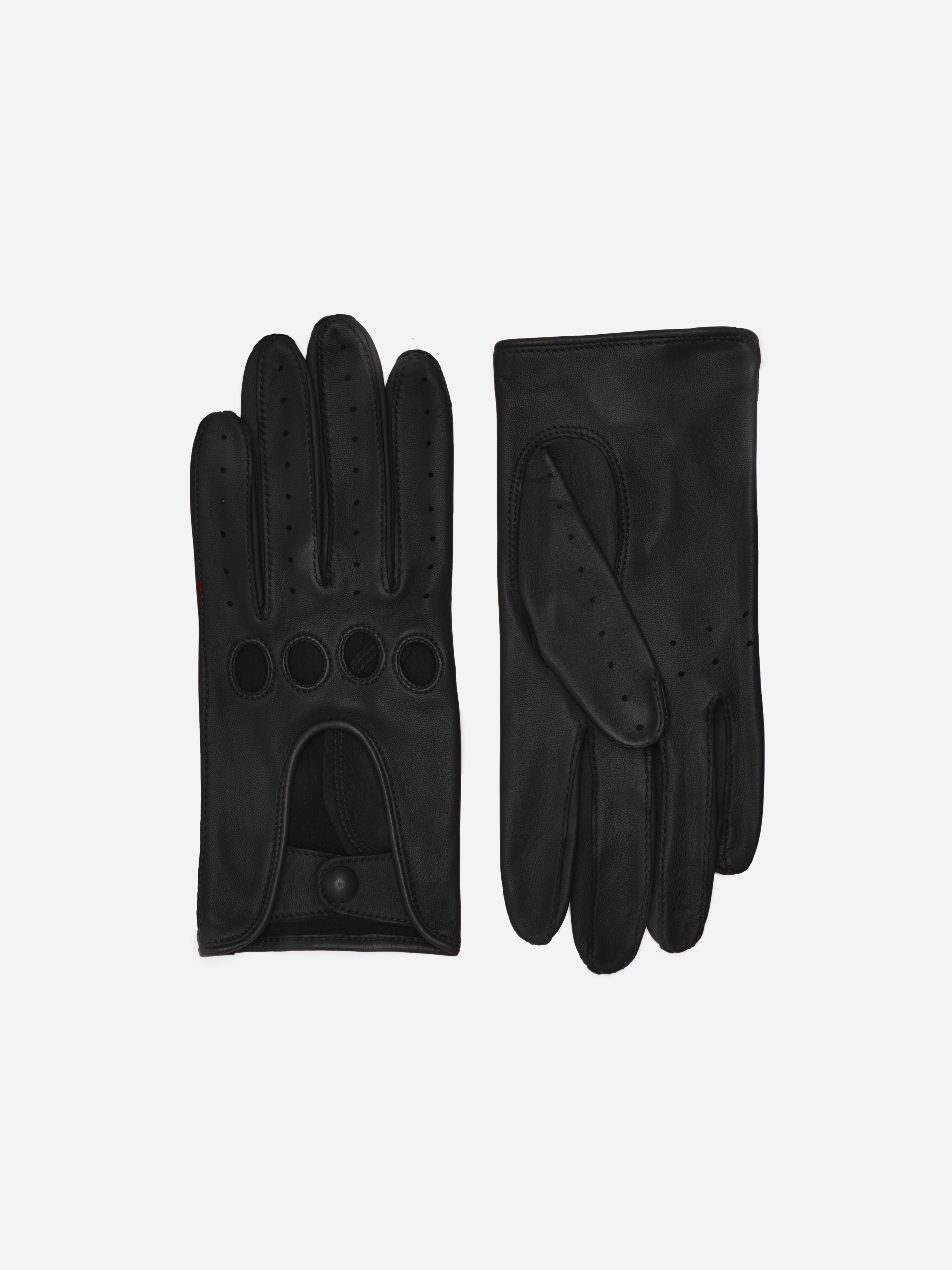 Rhanders Gloves, driving gloves, black