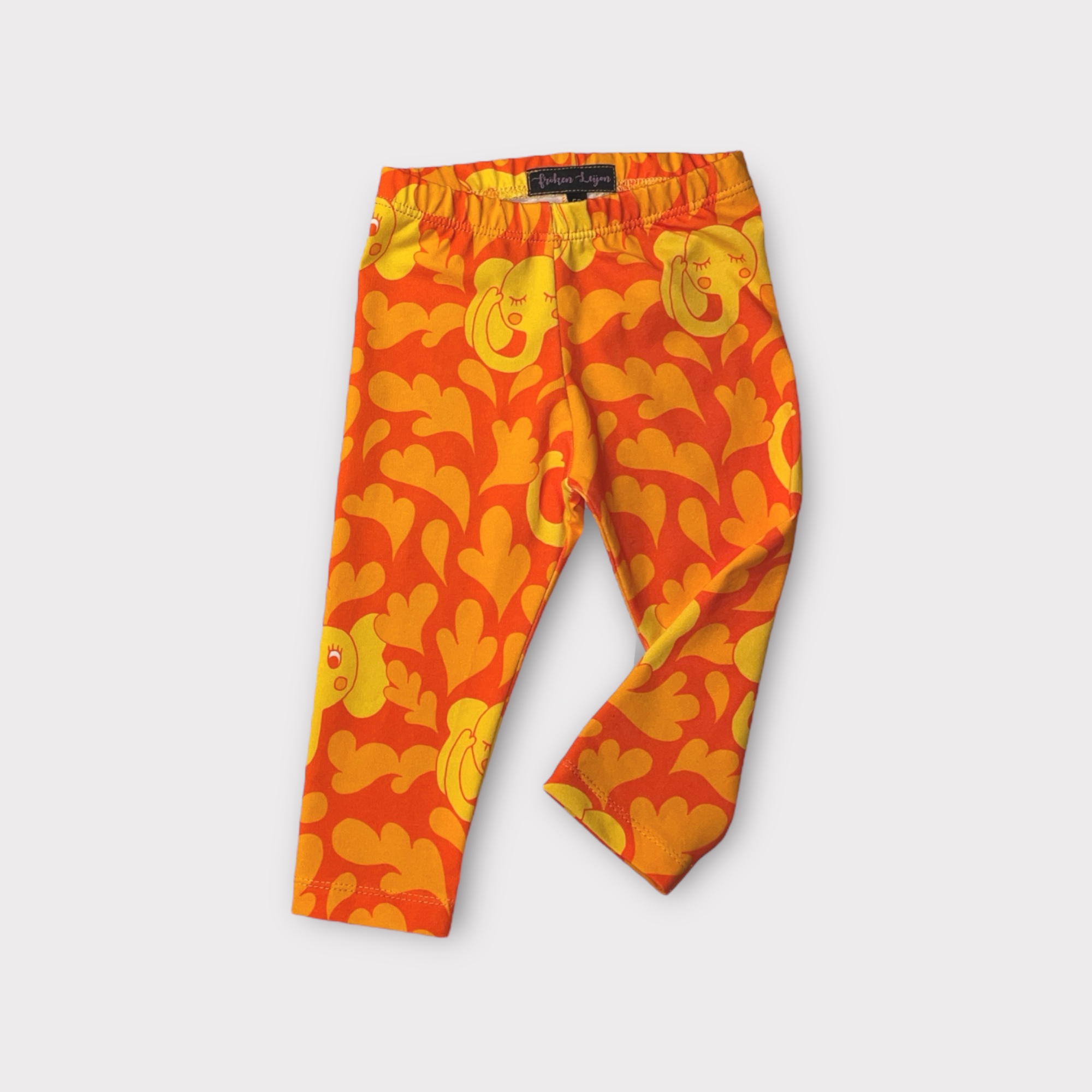 Leggings ”Eli Elefant” gul