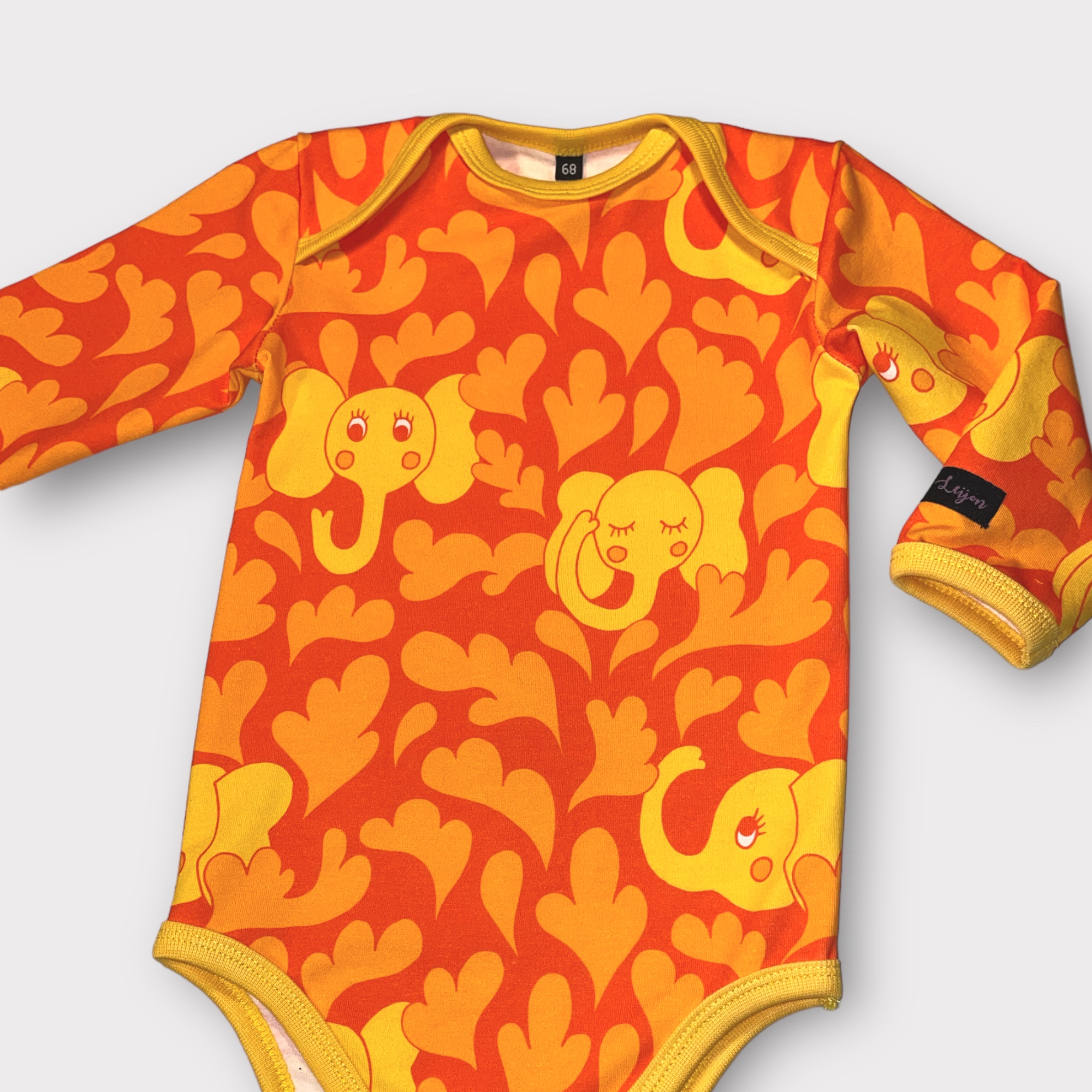Body ”Eli elefant” gul - 4