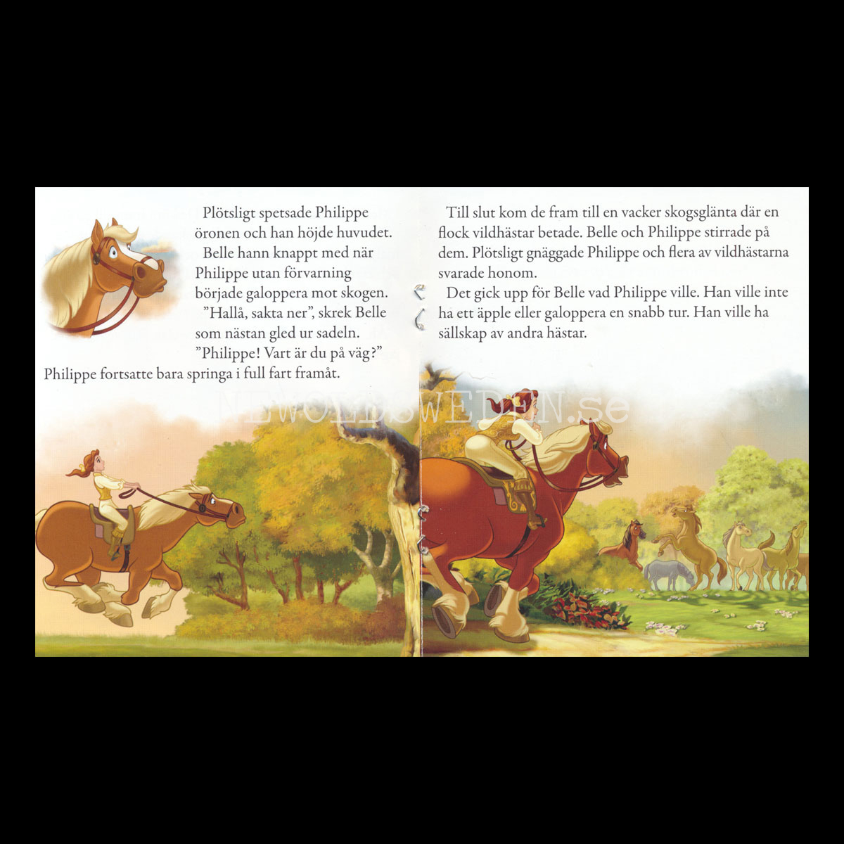 Skönheten och Odjuret - En vän till Philippe - Disney Miniböcker - MB203 - 2