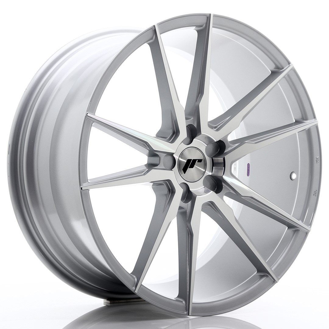 21" JR Wheels JR21 - Silver Machined Face